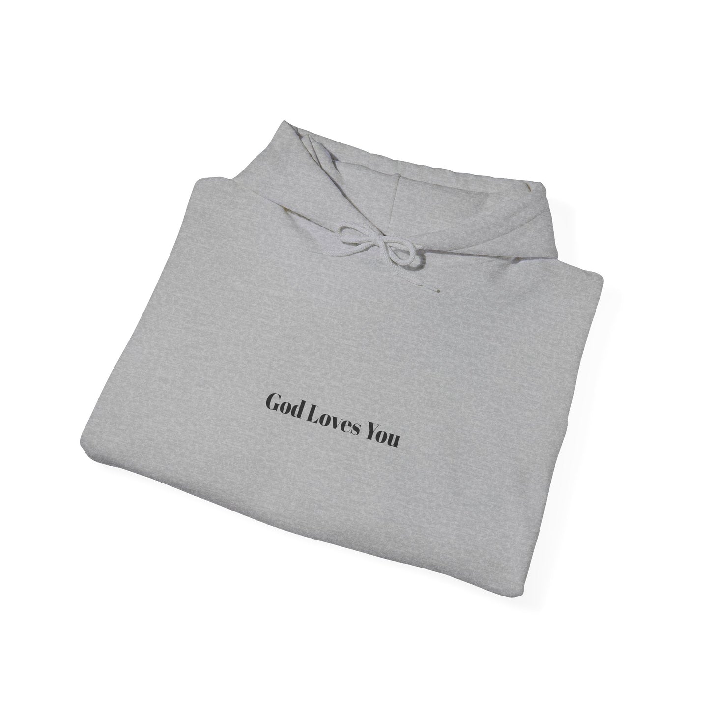 "God Loves You" Heavy Cotton Hoodie