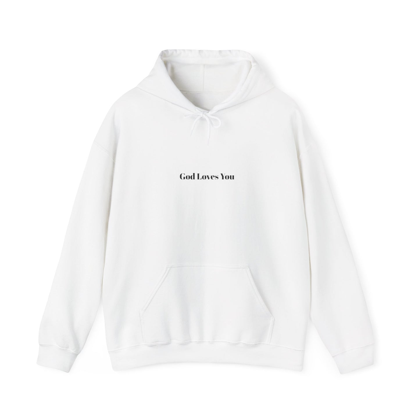 "God Loves You" Heavy Cotton Hoodie