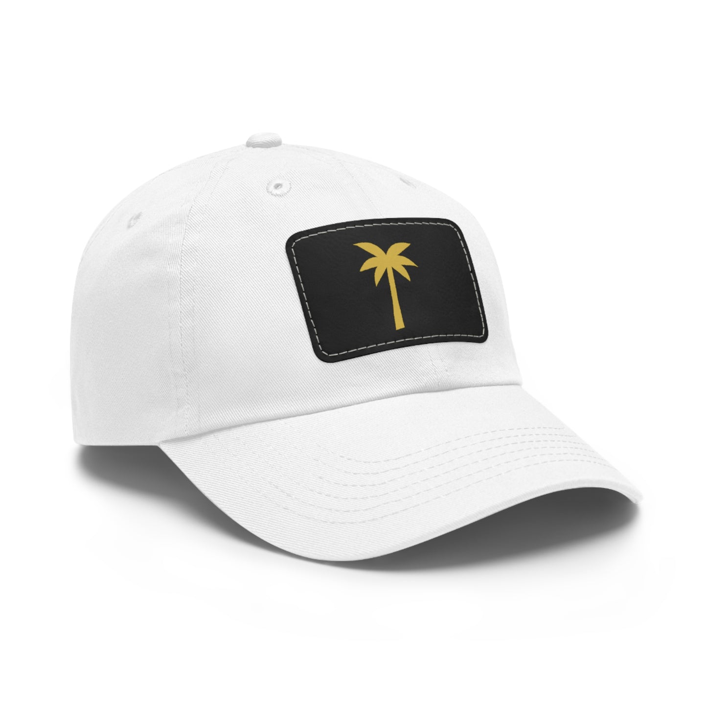 PRdise Palm Tree Leather Patch Hat