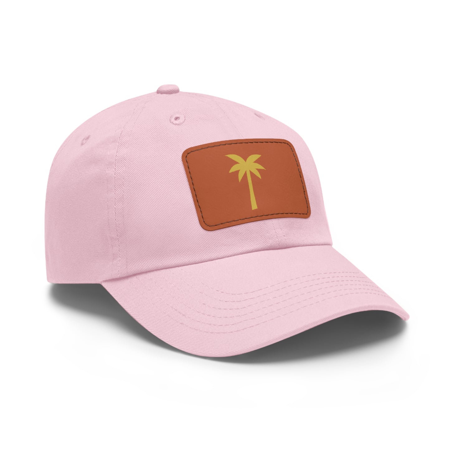 PRdise Palm Tree Leather Patch Hat