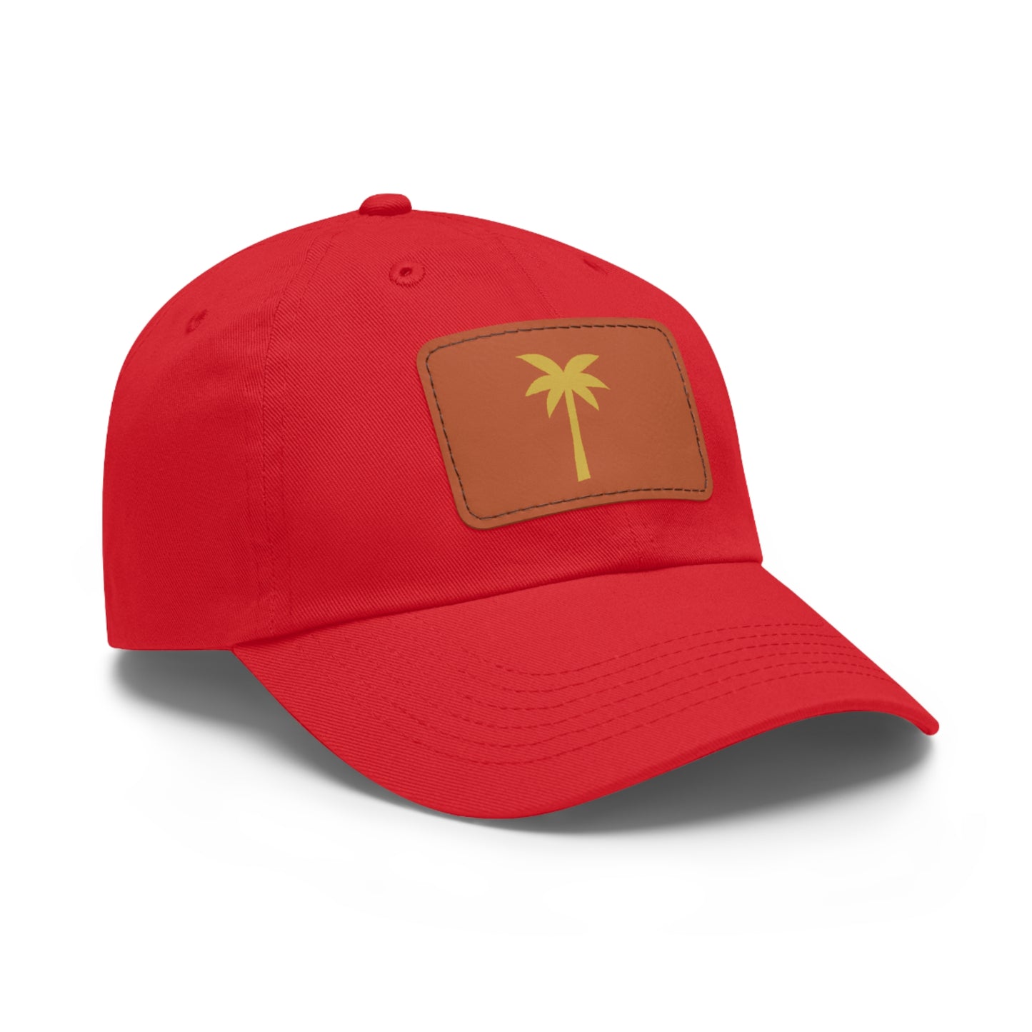 PRdise Palm Tree Leather Patch Hat