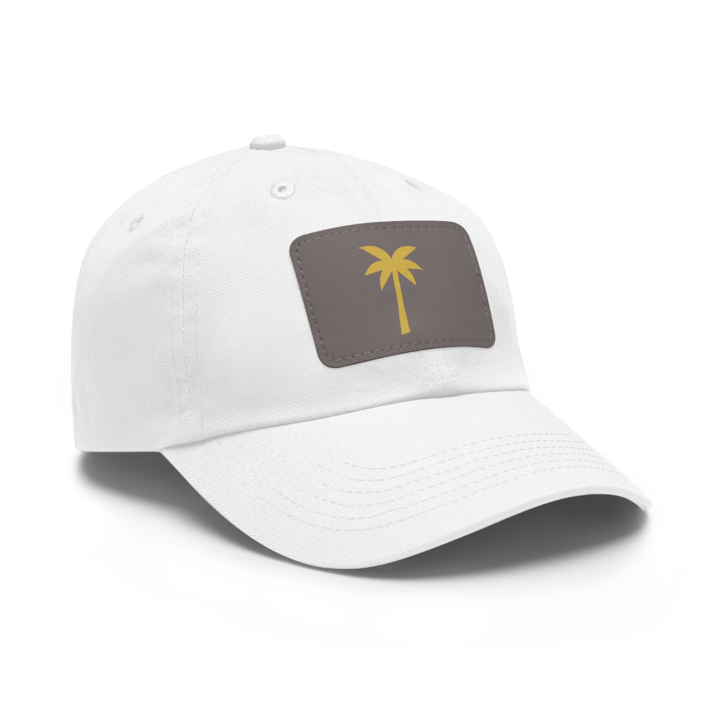 PRdise Palm Tree Leather Patch Hat