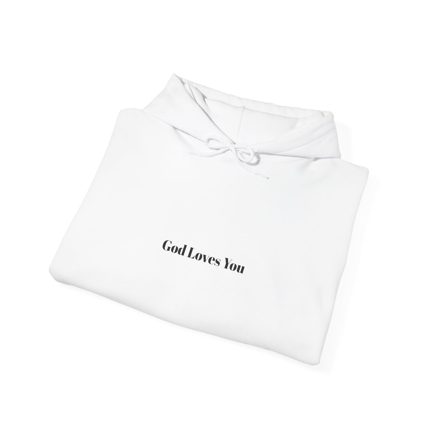 "God Loves You" Heavy Cotton Hoodie