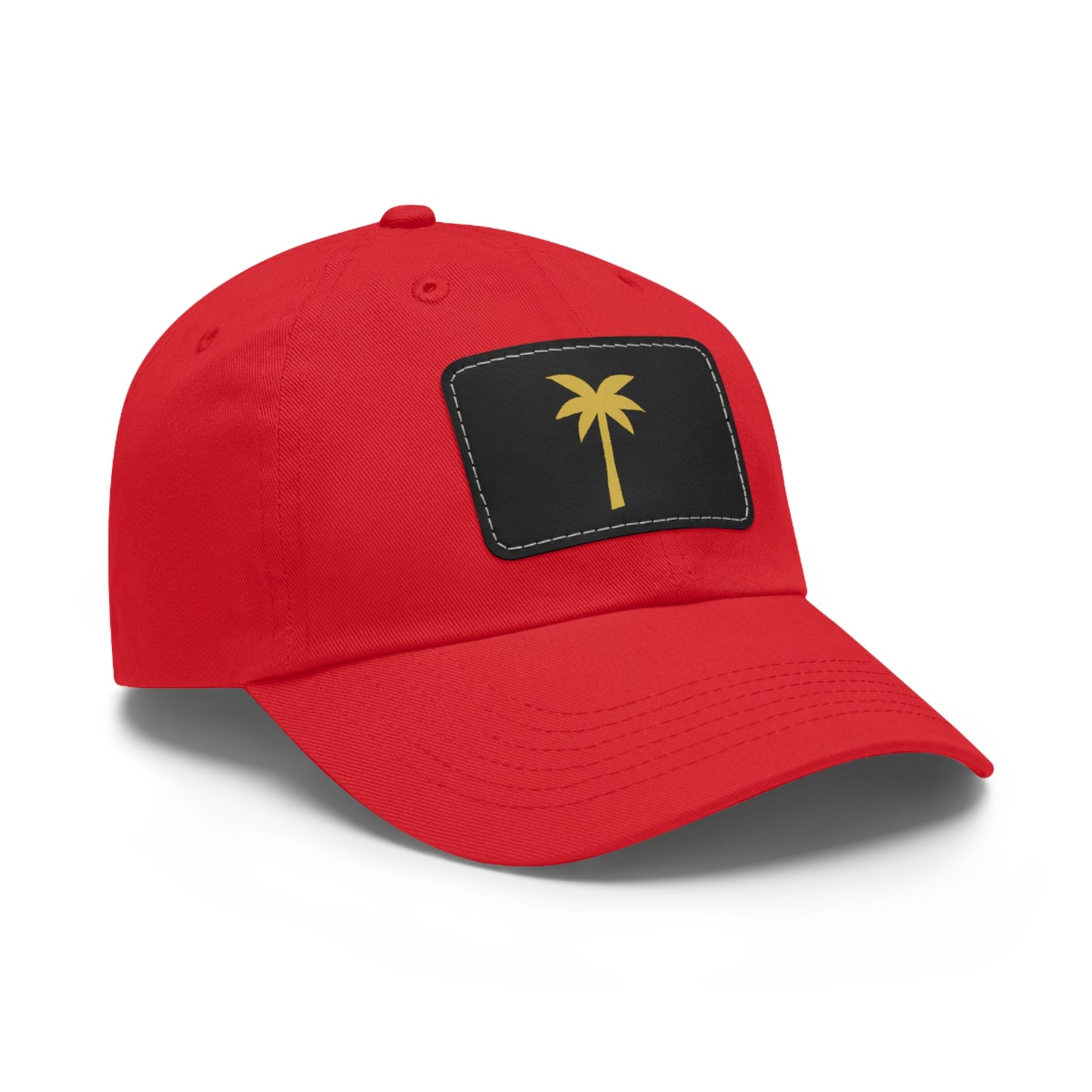 PRdise Palm Tree Leather Patch Hat