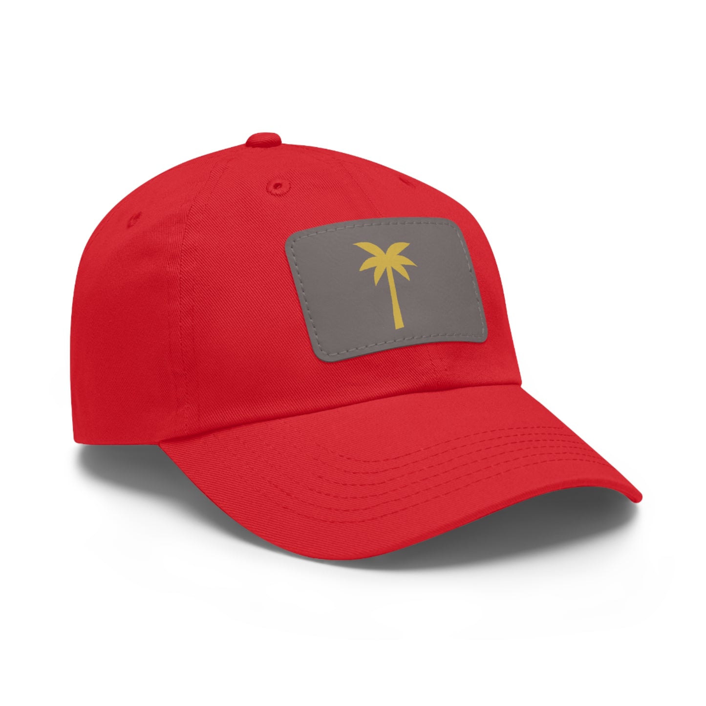 PRdise Palm Tree Leather Patch Hat